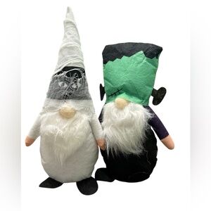 Halloween Gnome Decor‎ Set Frankenstein & Mummy Spooky Fall Home Accents 👻